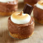 No-Bake S'mores Mini Cheesecakes Recipe