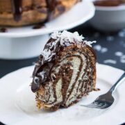 Coconut Zebra Cake