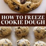 The BEST way to Freeze Cookie Dough!  🍪 Say good-bye to the days of  trying to fit a large sheet pan in the freezer to freeze cookie dough. The Cookie  Tray™