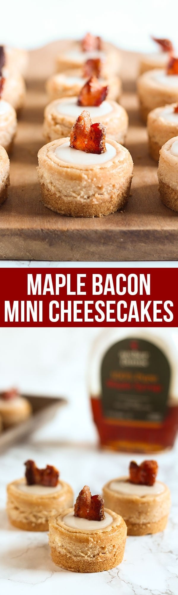Maple Bacon Mini Cheesecakes Handle the Heat
