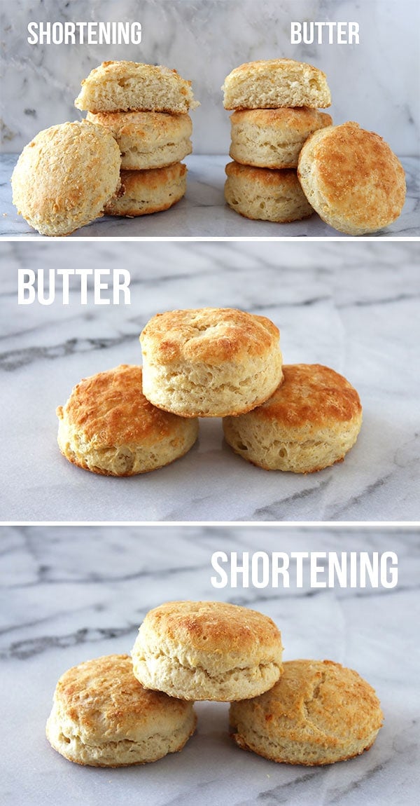 Butter vs Shortening biscuits