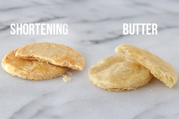 Butter vs Shortening in pie crust