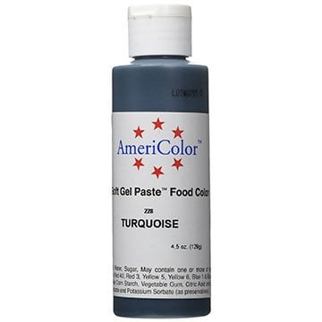 Americolor Gel Food Coloring in Turquoise