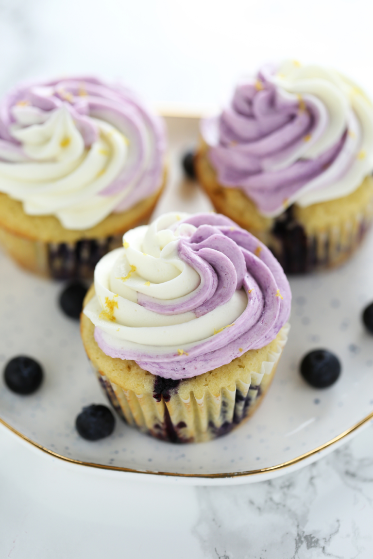 Lemon Blueberry Cupcakes