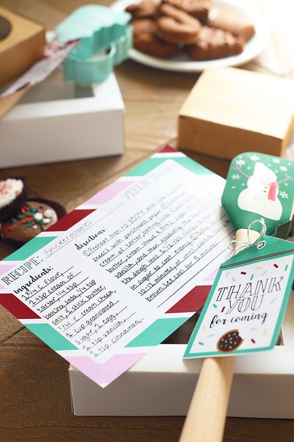 How to Host a Christmas Cookie Exchange with FREE PRINTABLES included! 