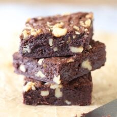 Simple classic Walnut Fudge Brownies recipe