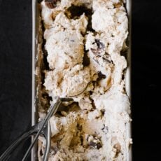 No Churn Peanut Butter Ice Cream requires just a few ingredients and a few minutes of prep for a rich creamy ice cream with tons of peanut butter flavor.