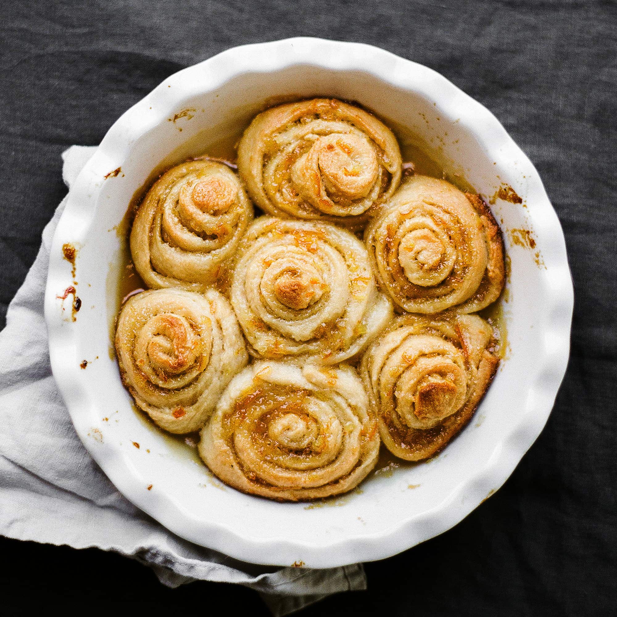 Fresh and flavorful Orange Sweet Rolls take just one hour to make and are perfect for Mother's Day, or any special breakfast or brunch!