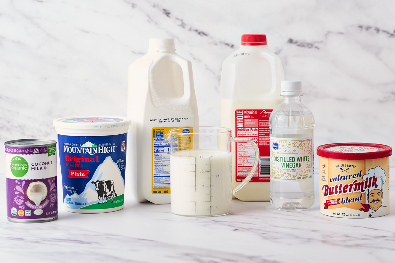 different types of buttermilk products
