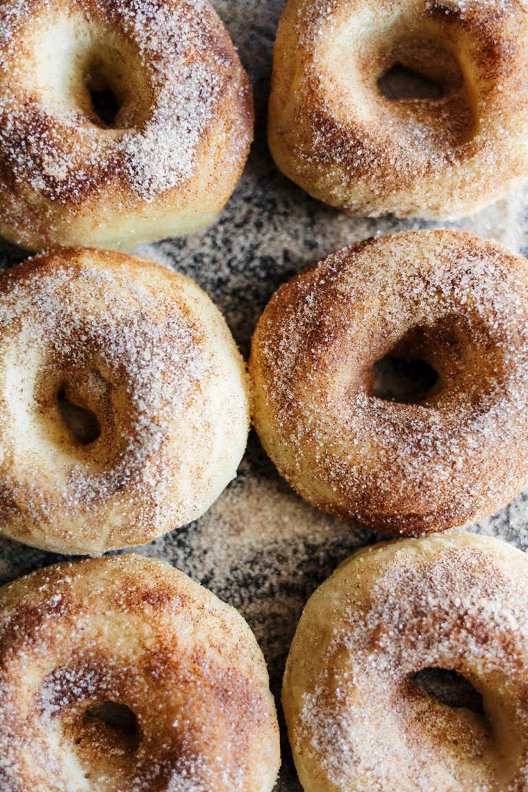 Baked Apple Pie Doughnuts Handle the Heat