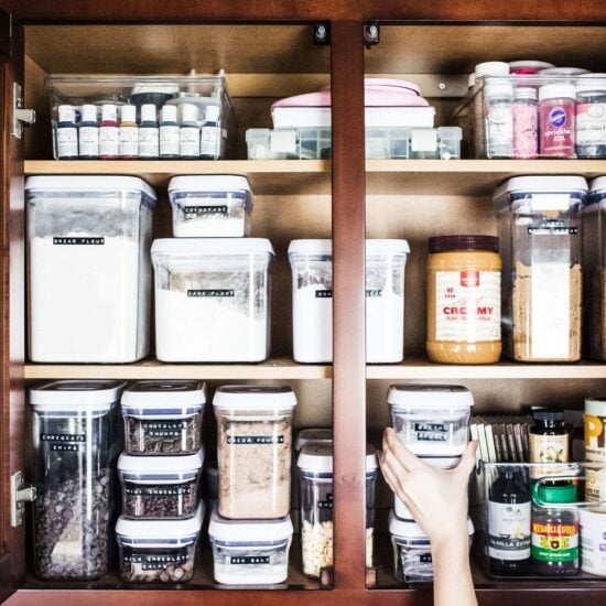 Pantry Organization with OXO POP Containers - One Sweet Mess