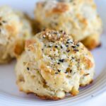 Everything Bagel Biscuits are super easy to make! My perfect biscuits 3 ways show how easy it is to customize your favorite biscuits.