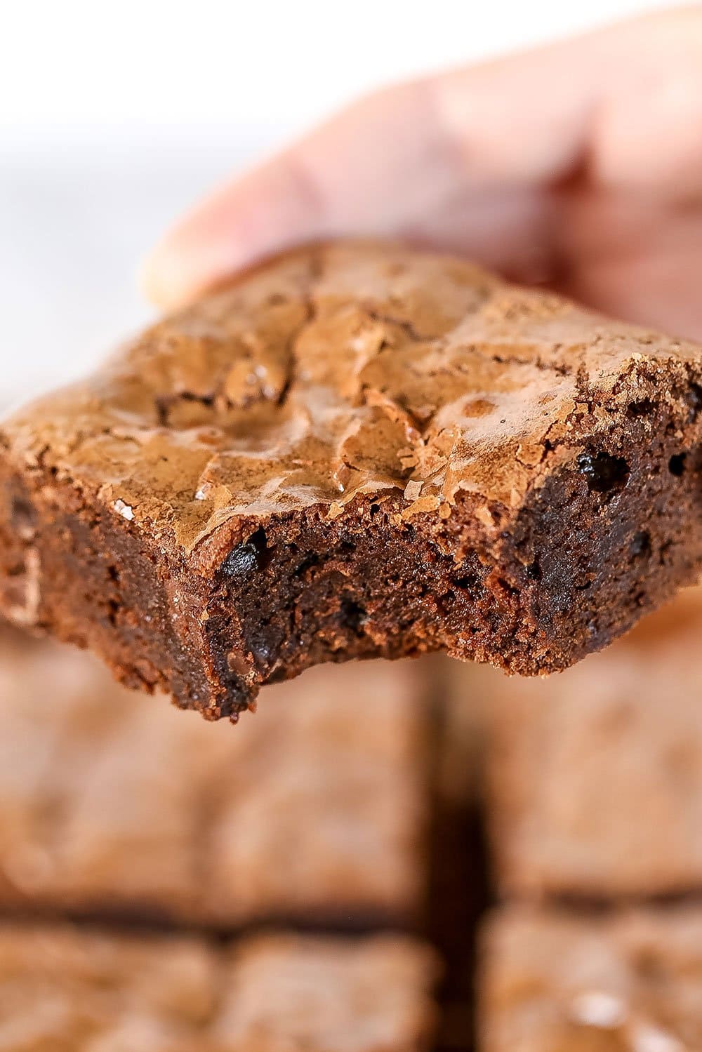 Delicious and simply homemade brownie recipe