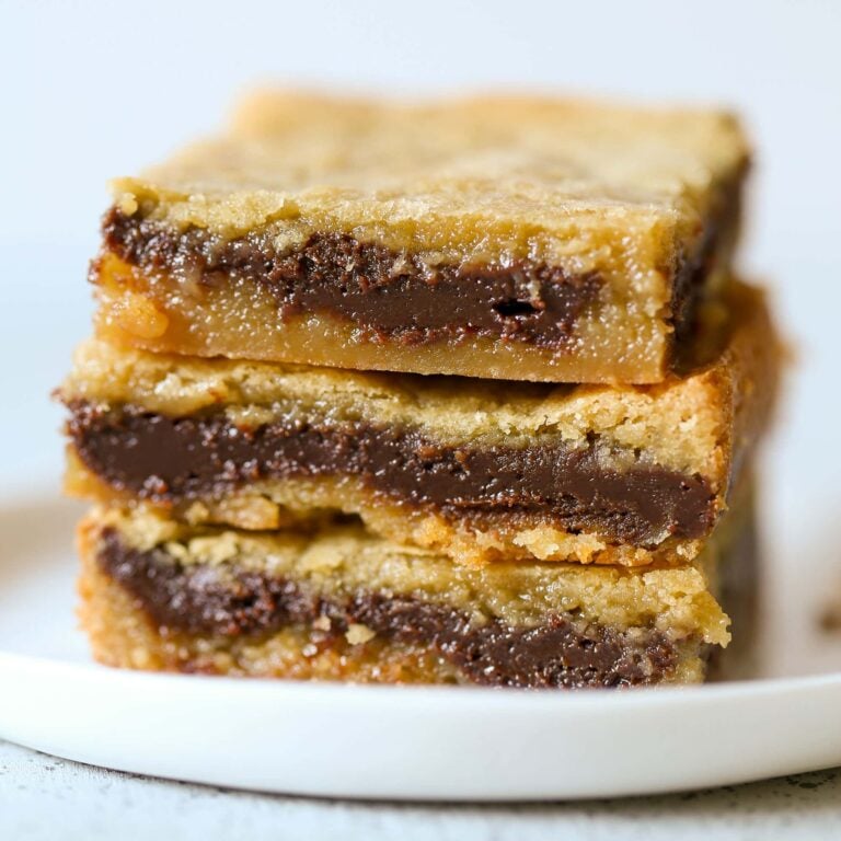 Fudge Stuffed Blondies