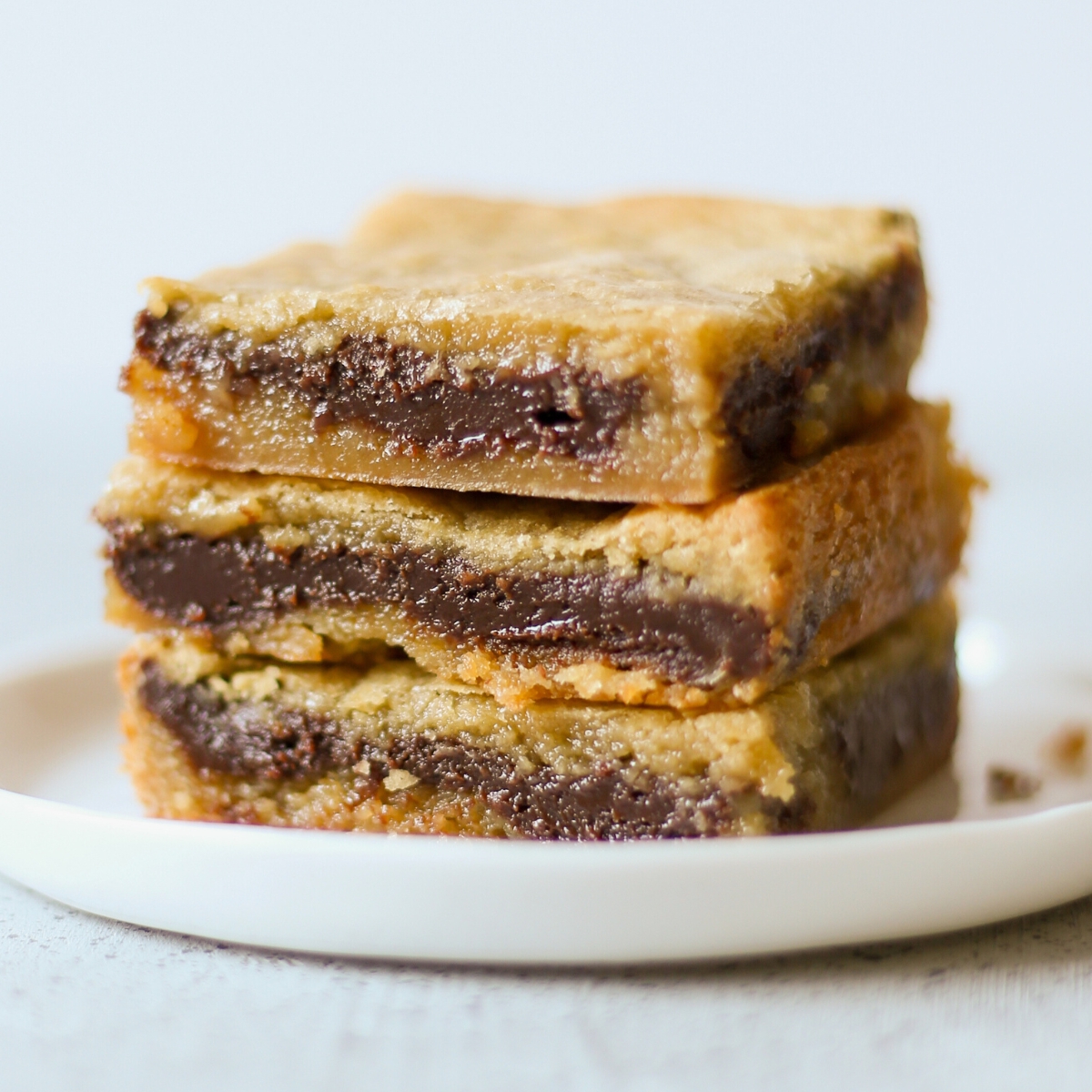 Fudge Stuffed Blondies