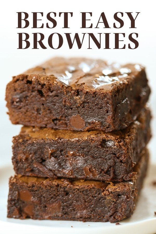 Quick & Easy Brownies Recipe - 1-Bowl Recipe!