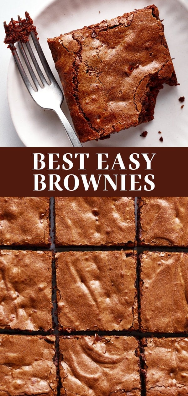 Quick & Easy Brownies Recipe - 1-Bowl Recipe!