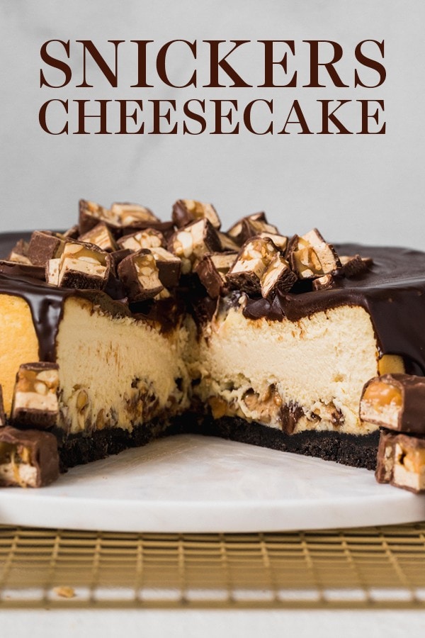 Snickers Cheesecake - Handle the Heat