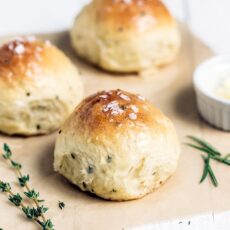 Homemade Ricotta Herb Bread Rolls