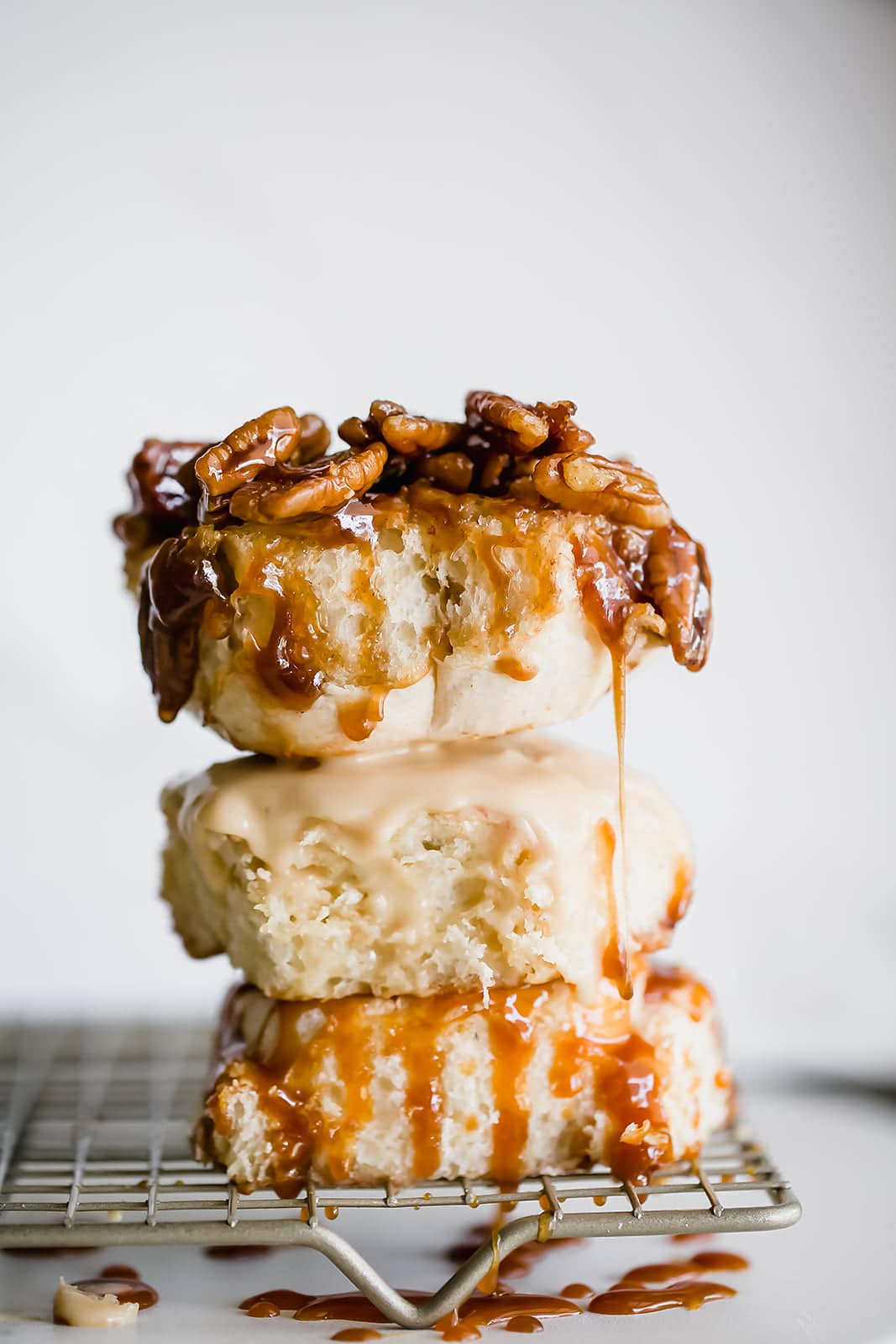 These 3 Easy Cinnamon Roll recipes including caramel apple, banana bread, and sticky pecan are perfect for fall and surprisingly simple to make from scratch!