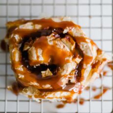 Caramel Apple Cinnamon Rolls