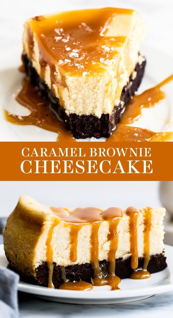 Caramel Brownie Cheesecake - Handle the Heat