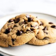 Peanut Butter Chocolate Chip Cookies by Handle the Heat