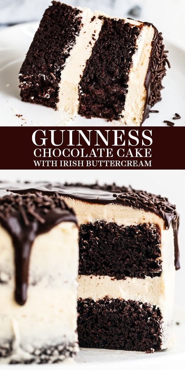 Guinness Chocolate Cake with Irish Buttercream - Handle the Heat