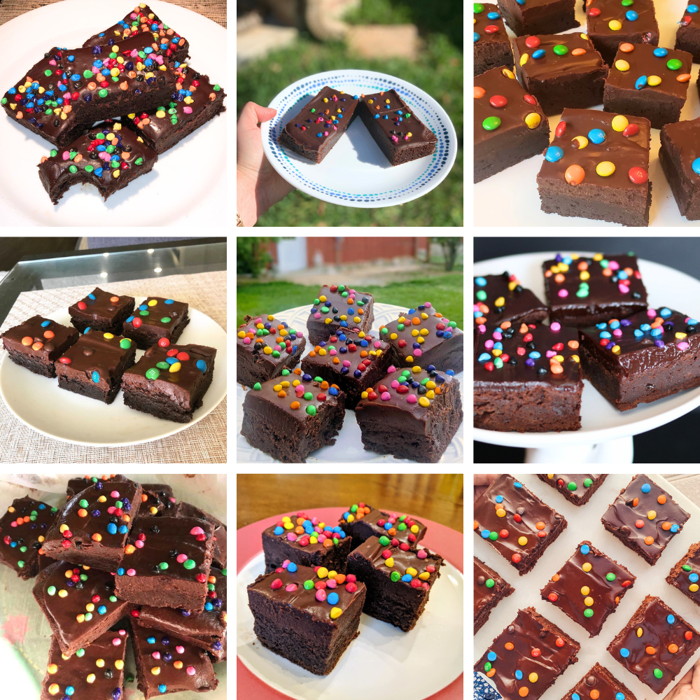 a collage of 9 Baking Challenge entries, made by our community.