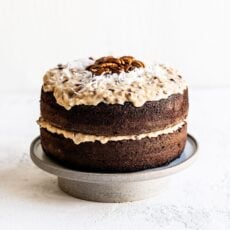 Easy German Chocolate Cake with Frosting Recipe