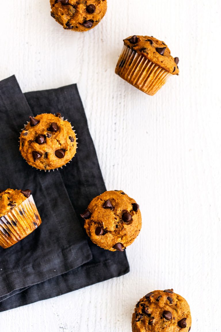 Pumpkin Chocolate Chip Muffins Handle the Heat