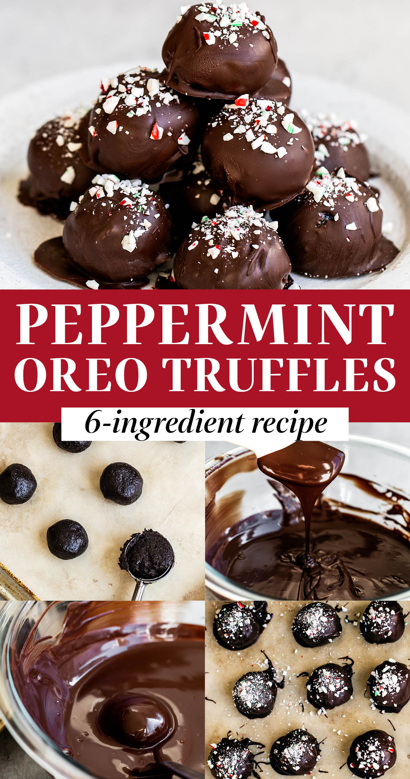 Peppermint Oreo Truffles - Handle The Heat