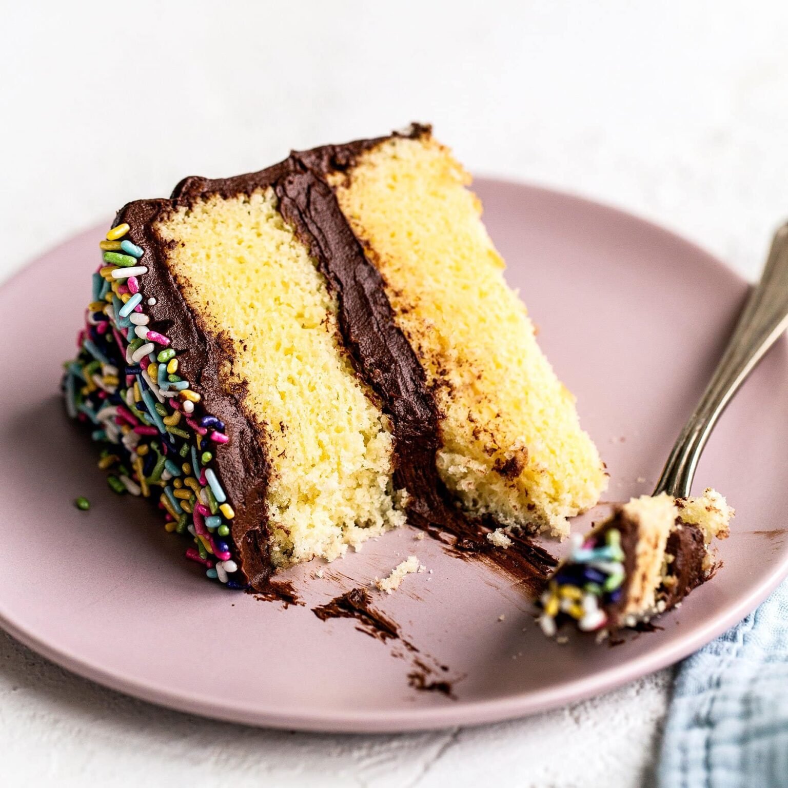 The Best Yellow Cake Recipe SQUARE 1536x1536 