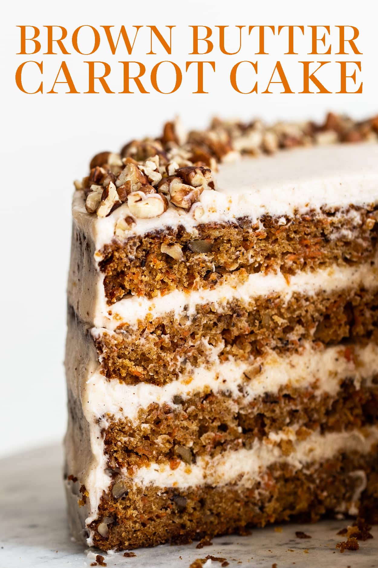 Brown Butter Carrot Cake with Cream Cheese Frosting