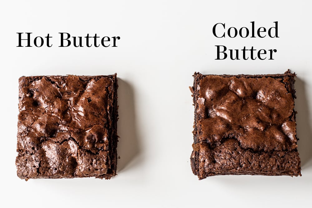 Tips shiny crust brownies