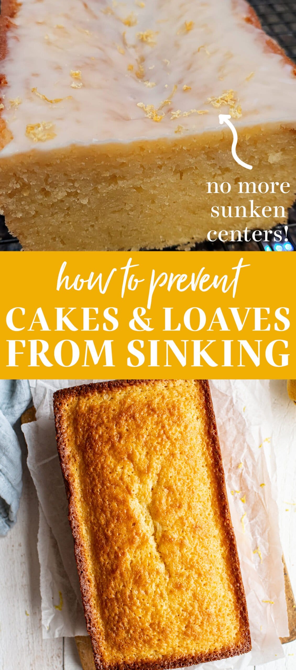 How to Prevent Cakes and Loaves from Sinking Handle the Heat