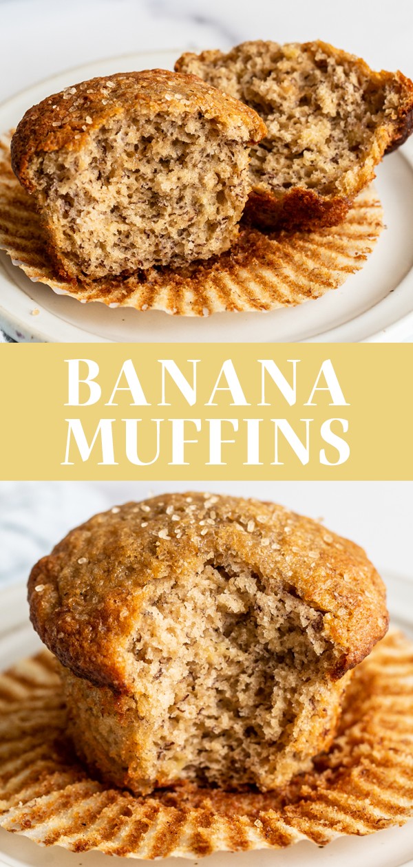 Bakery Style Banana Muffins Handle the Heat