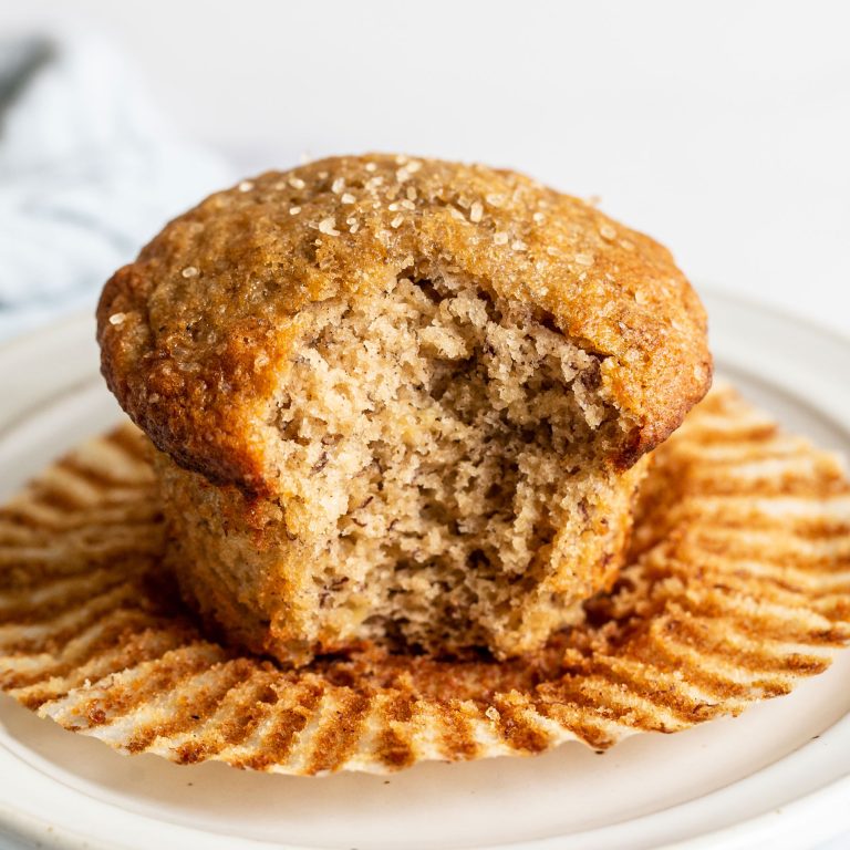 bakery style banana muffins