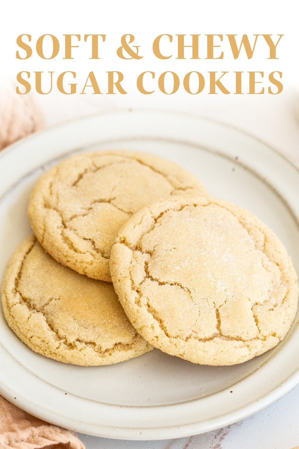 BEST Sugar Cookie Recipe | Soft, Chewy Drop-Style Cookies