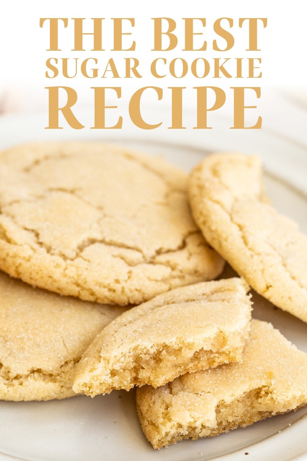 BEST Sugar Cookie Recipe | Soft, Chewy Drop-Style Cookies