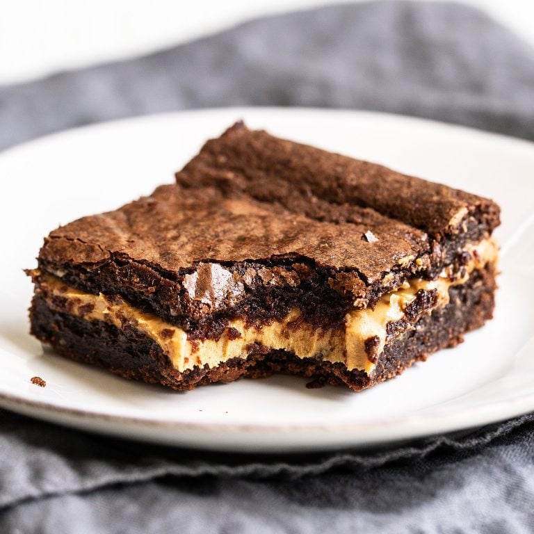 peanut butter stuffed brownie