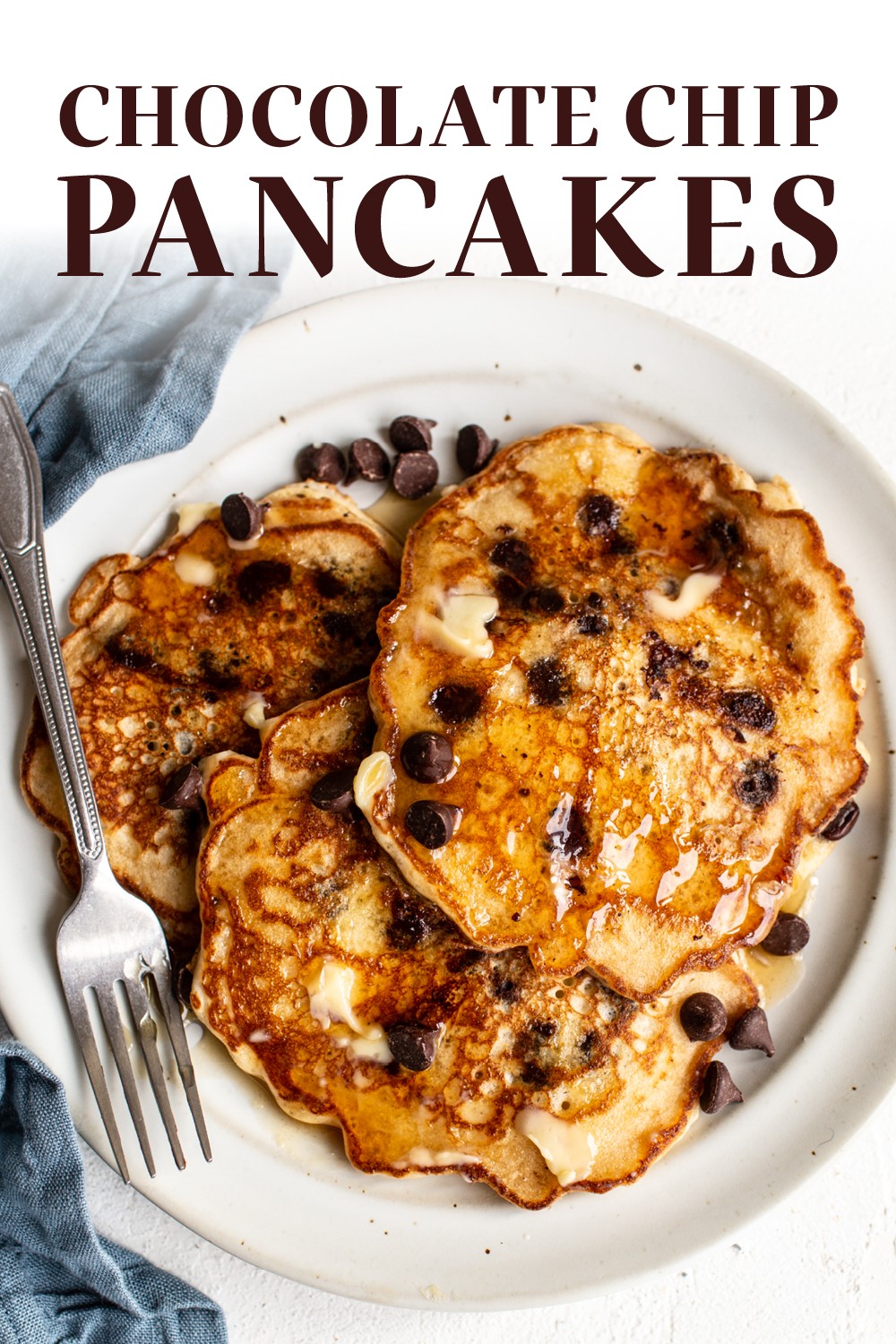 Chocolate Chip Pancakes Recipe Handle the Heat