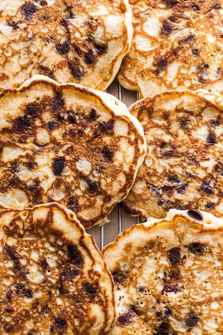 Chocolate Chip Pancakes Recipe Handle the Heat