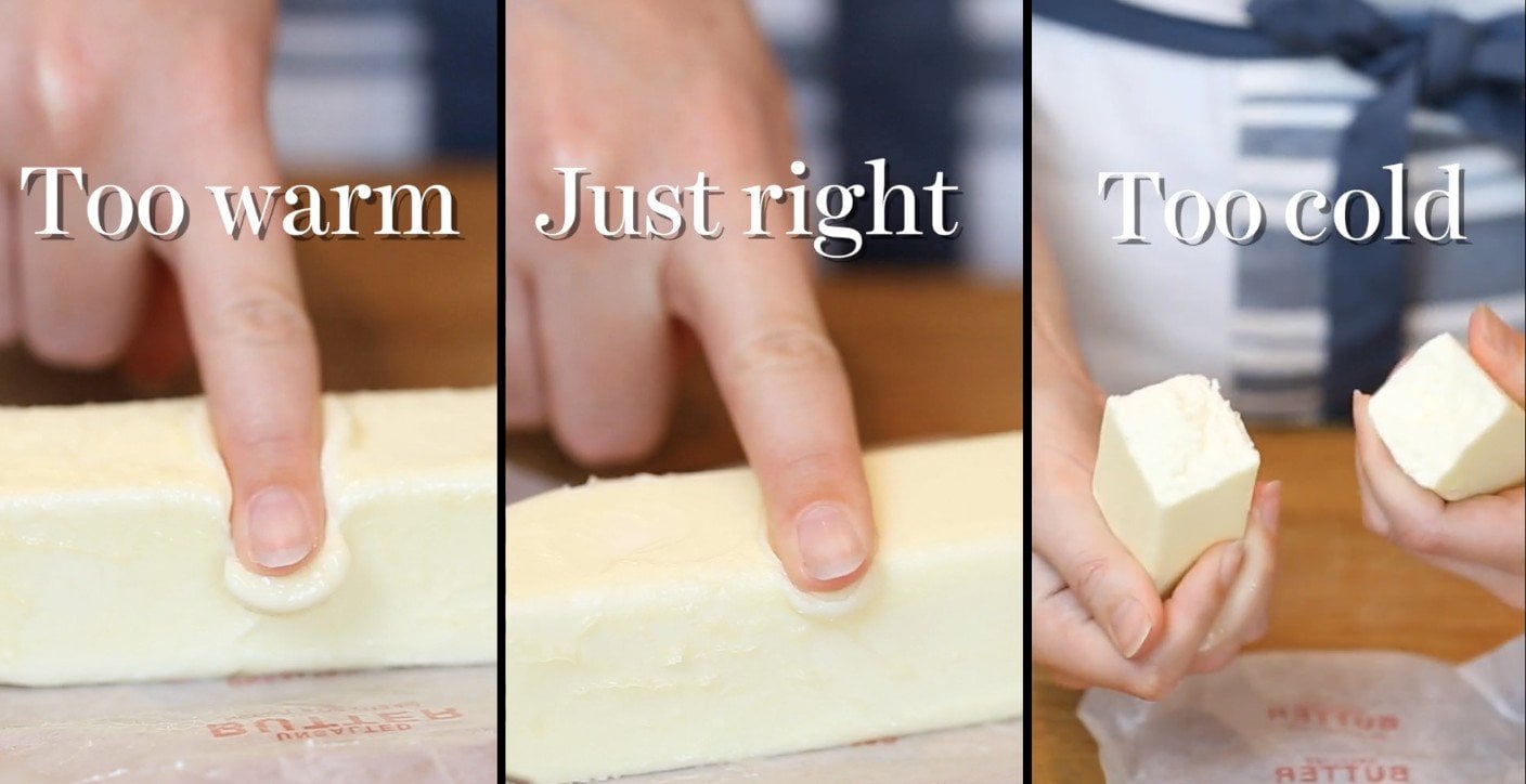 how to tell if butter is at a cool room temperature