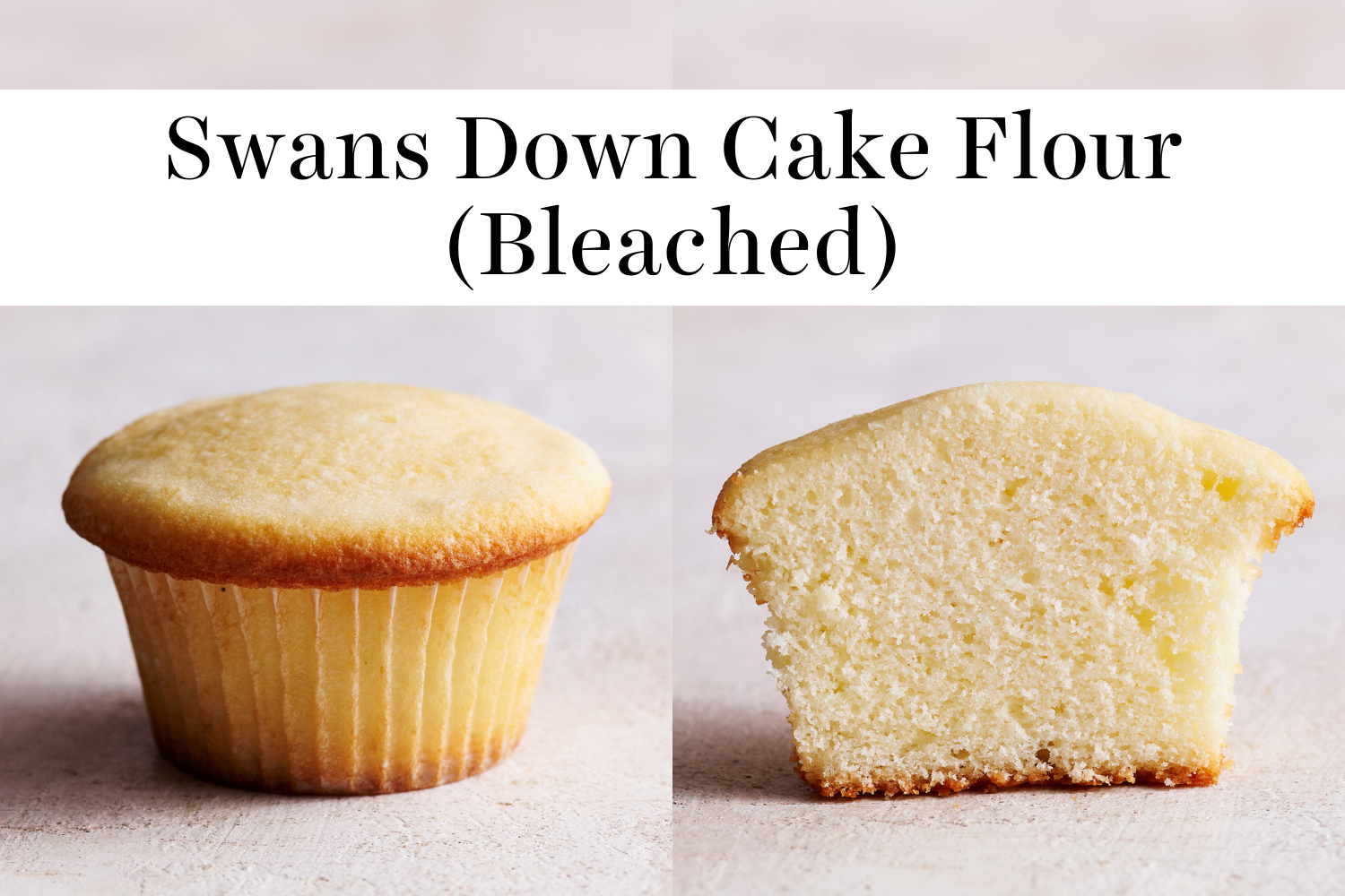 cupcakes made with Swans Down cake flour.