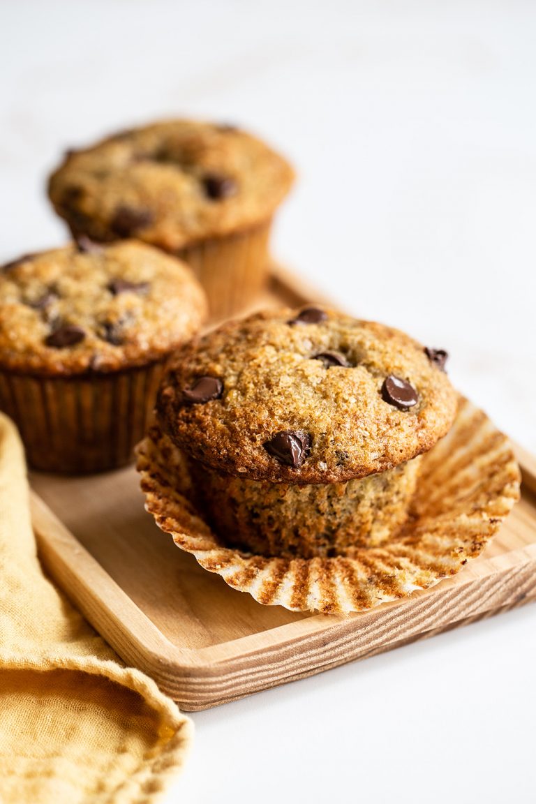 Banana & Chocolate Chip Muffins Handle the Heat