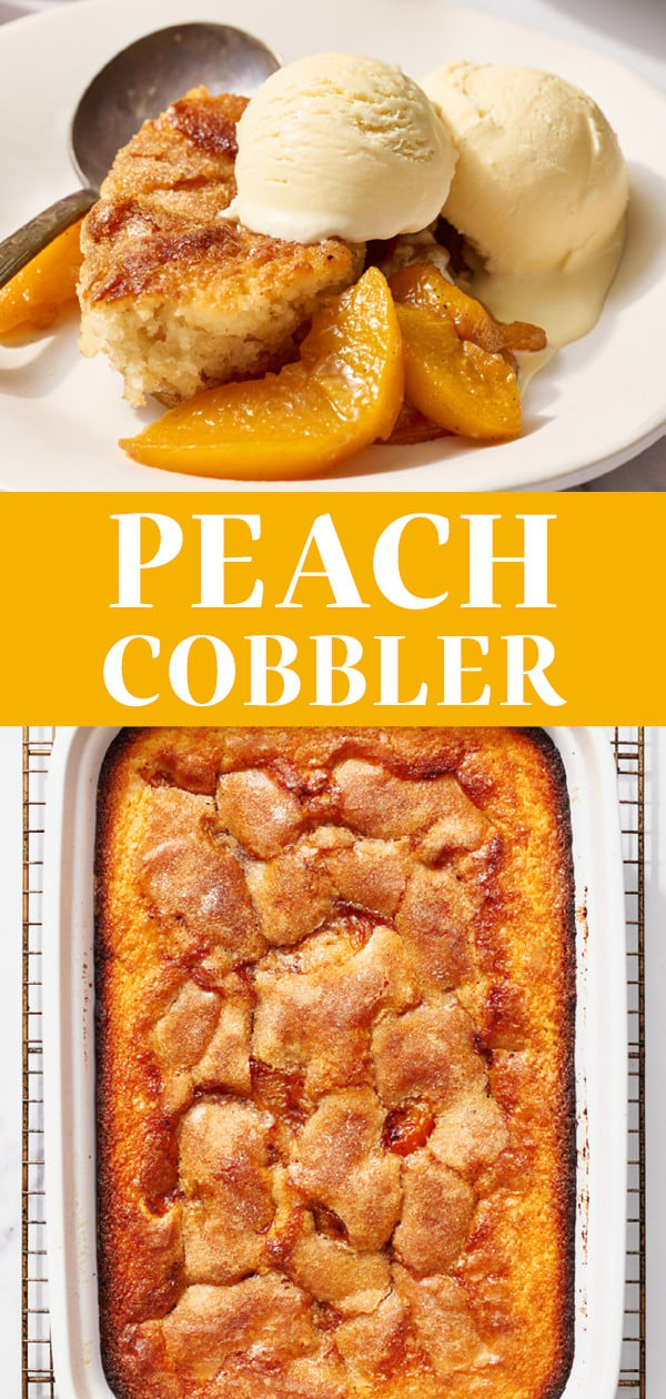 Brown Butter Peach Cobbler Recipe | Handle the Heat