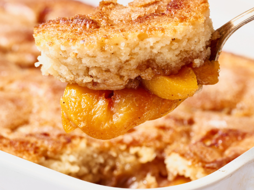 Easy Peaches and Cream Cobbler Recipe - Dinner, then Dessert