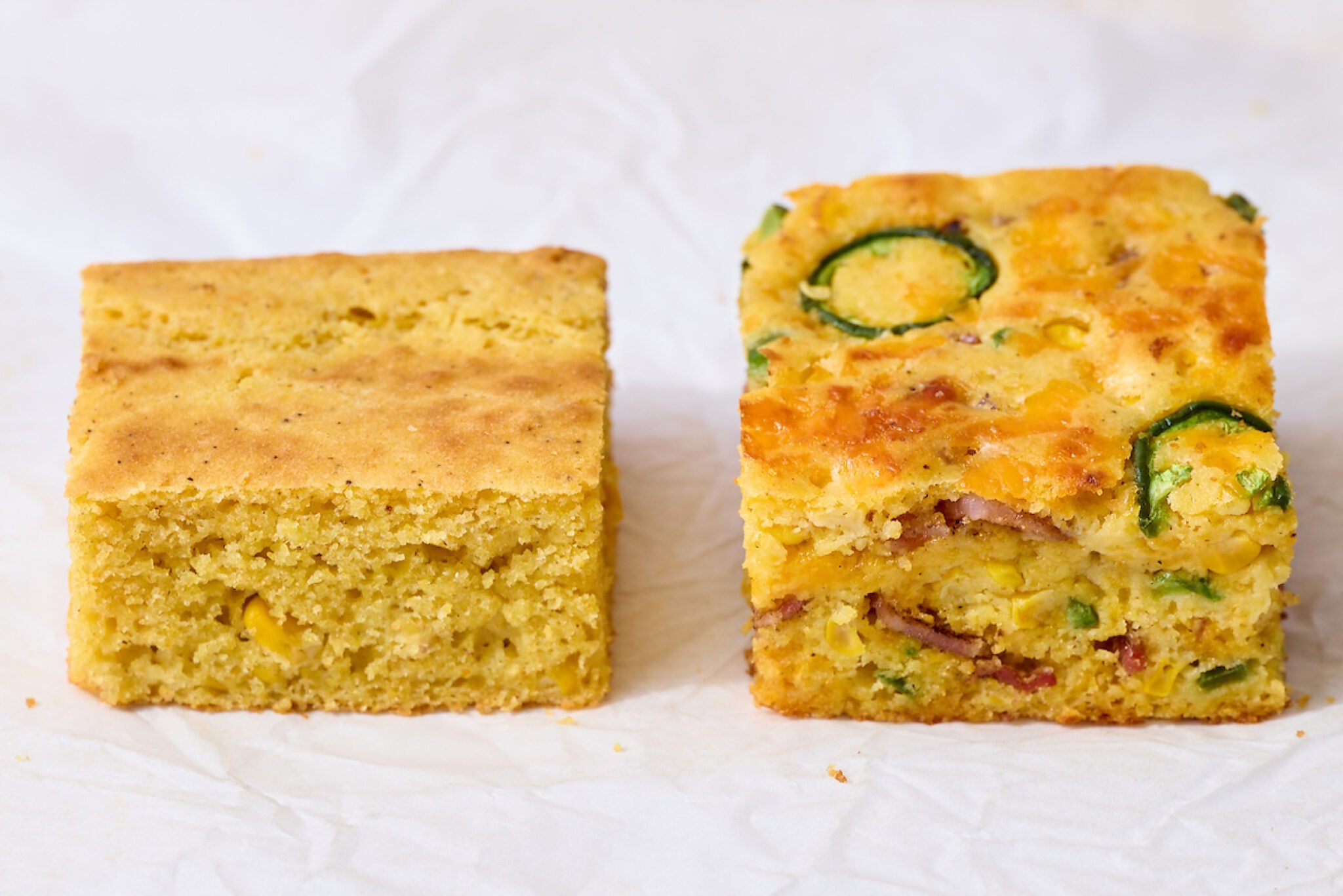 Easy Jalapeño Cornbread with Bacon & Cheddar