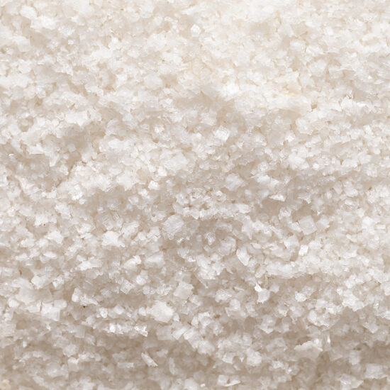close up texture shot of sea salt